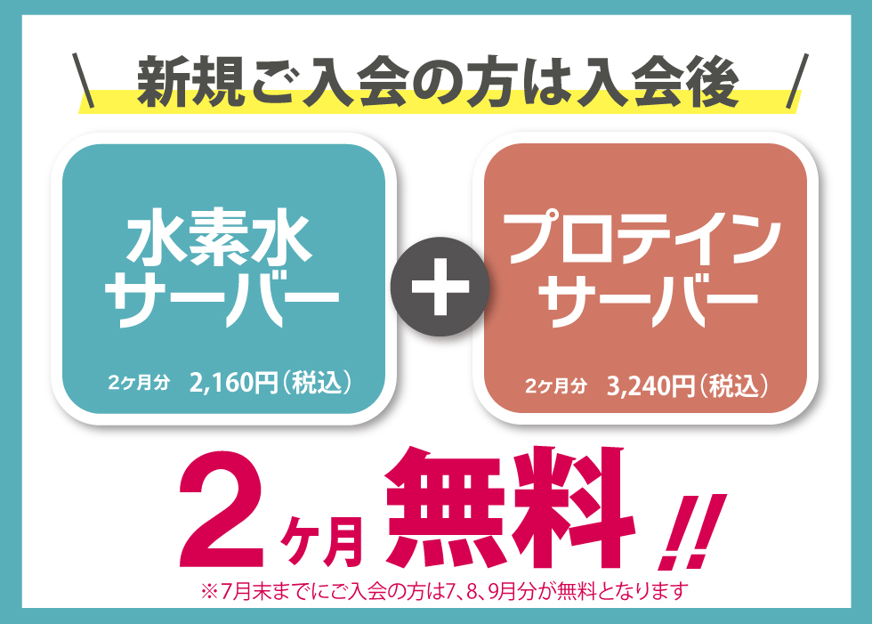 水素水プロテイン2ヶ月